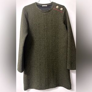 ZARA military stretch dress